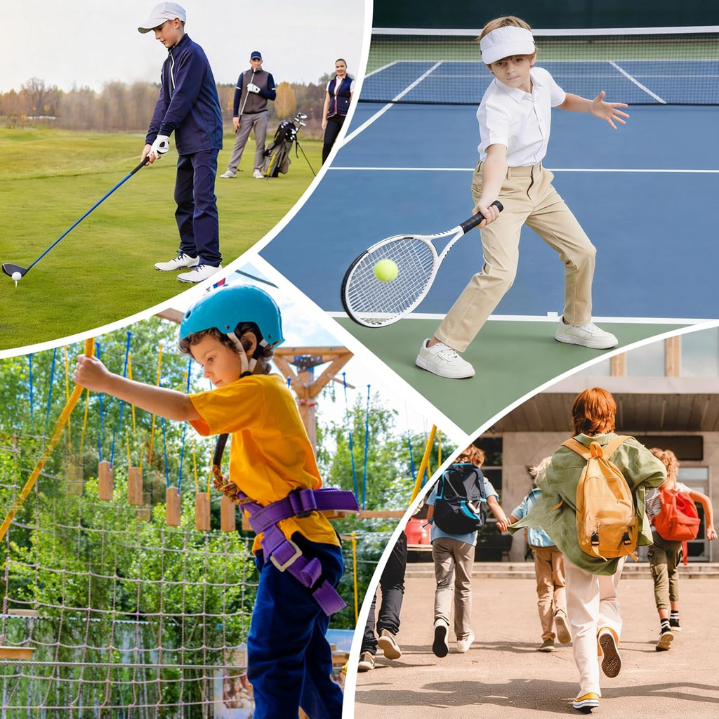 Boys Golf Pants, Quick Dry Performance Dress Pants for School Uniforms