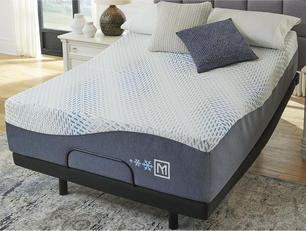 Millennium Luxury Plush Gel Latex Hybrid 15 Inch Mattress, California King, White