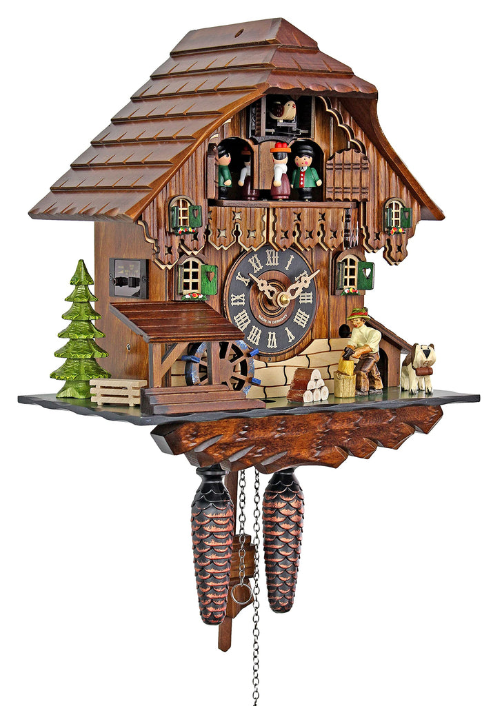 Adolf Herr Quartz Cuckoo Clock - The Busy Wood Chopper