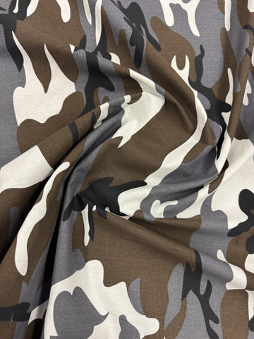 Designz Army Camouflage 100% Cotton Fabric - 60" Wide Material for DIY Projects, Clothing, Masks, Crafts, and Quilting