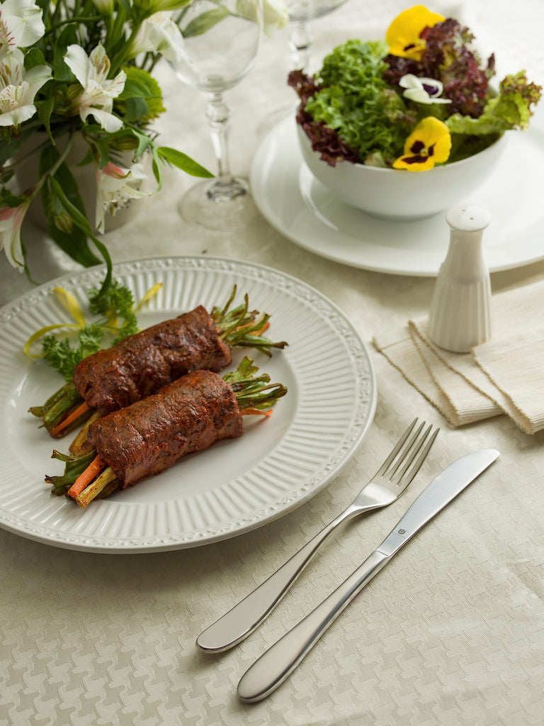 Matte Silverware Set for 12, 18/10 (60-Piece, Marettimo)