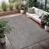 Washable Indoor Outdoor Rug 5x7 Weather Resistant Area Rugs Modern Solid for Porch Deck Balcony Back