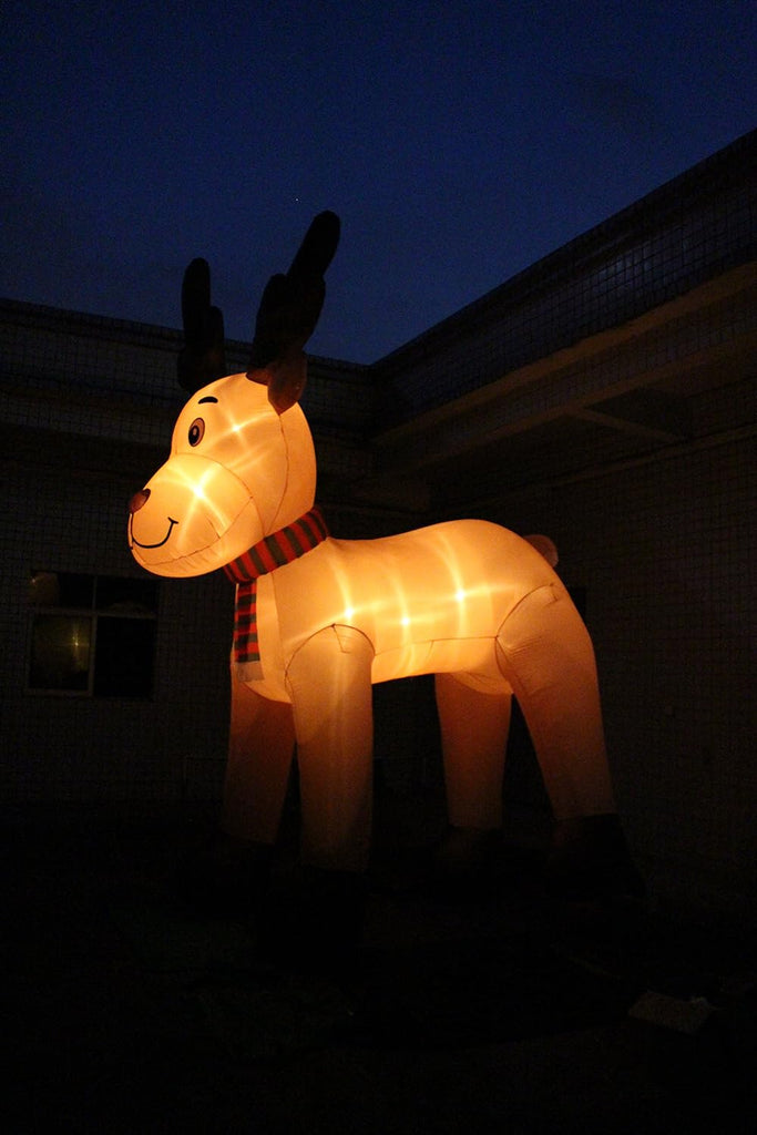 15 FT Tall Jumbo Christmas Inflatable Reindeer