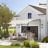 10' x 10' Outdoor Pergola Gazebo with UV-Resistant Canopy an - Image 2