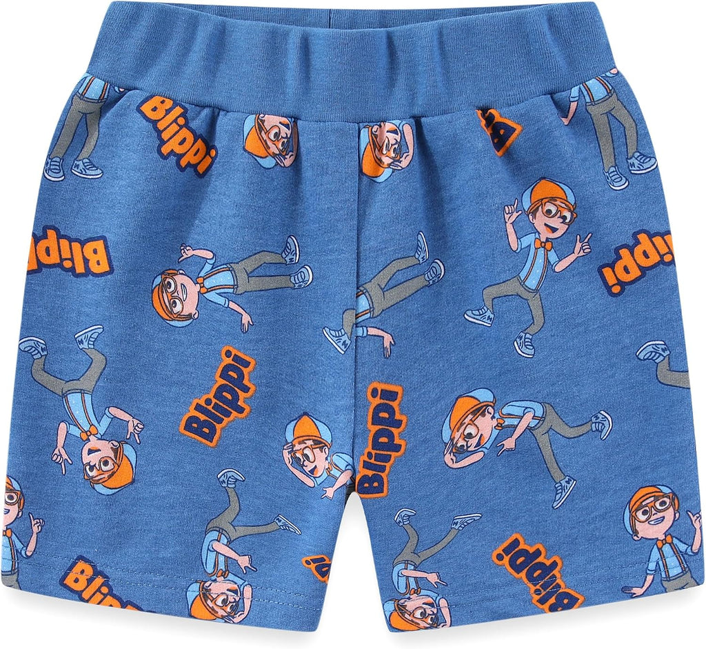 Boys Short Sleeve T-Shirt and French Terry Shorts Set for Toddler and Big Kids