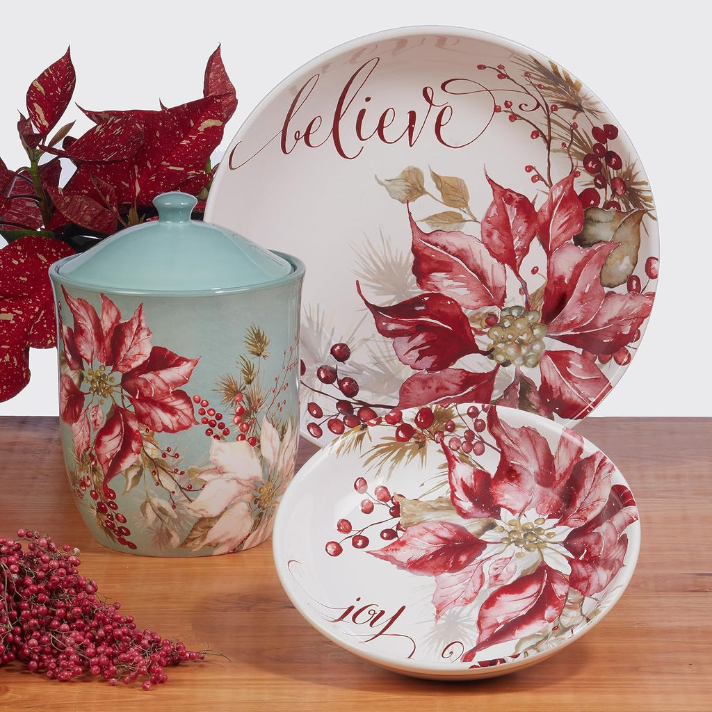 Winters Joy Oval Platter 16" x 12"