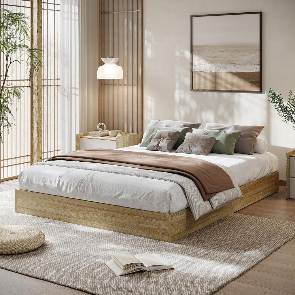 Japanese Style Solid Wood Platform Bed Frame