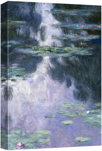 Claude Monet Water Lilies Nymphe - Impressionist Modern Art - Canvas Art Home Art - 12x18 inches