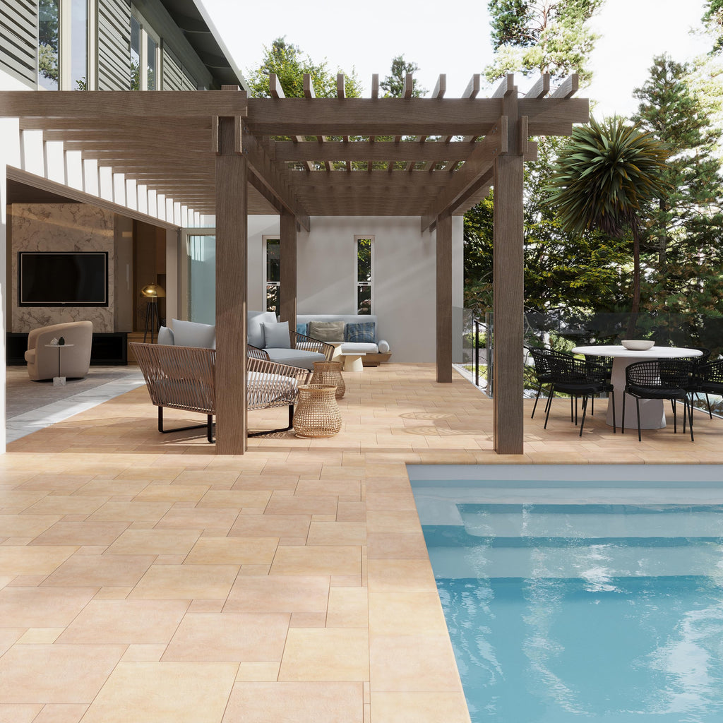 Mosaic Porcelain Tile Terracotta 6x6 Matte 19-Pack