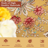 Table Cloth Square Table 100% Cotton 60 x 60 Inches Tablecloth Reusable Decorative for Dining Kitche