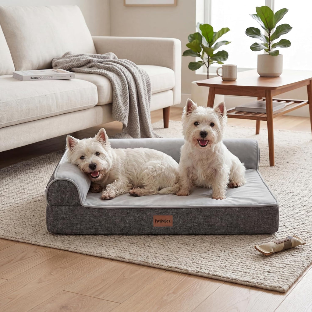 Orthopedic Dog Bed for Small, Medium & Large Dogs, Memory Foam Pet Bed with 3 Waterproof Covers, Washable Removable