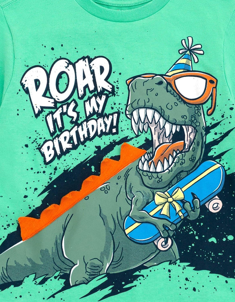 Boys' Birthday Short Sleeve T-Shirt Toddler to Big Kid