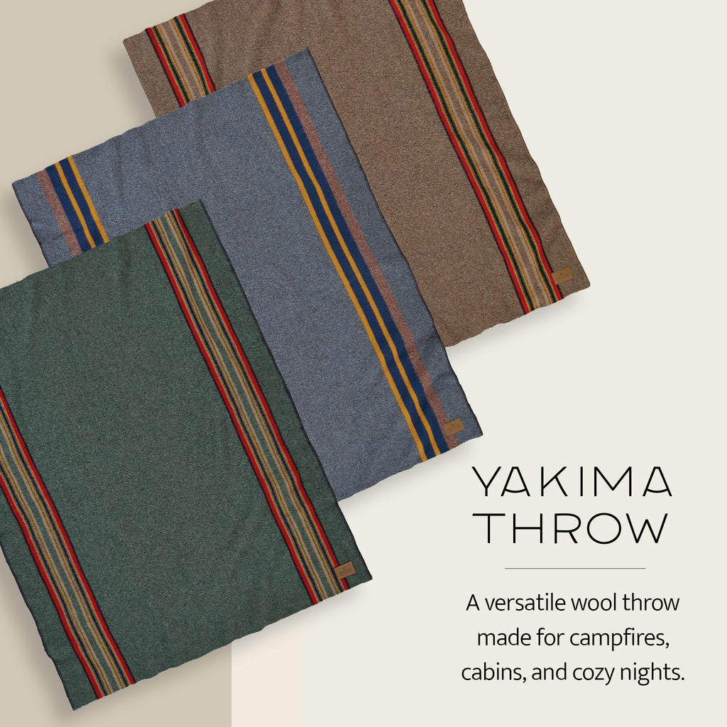 Yakima Throw 54" x 66", Wool Cotton