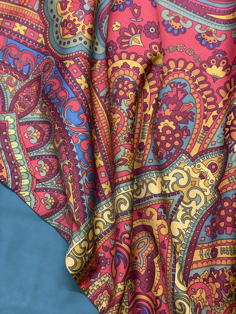Boho Paisley Medallion Duvet Cover Set Traditional Antique Rug Vintage Damask Bohemian Pattern Bedding Elegant Boteh