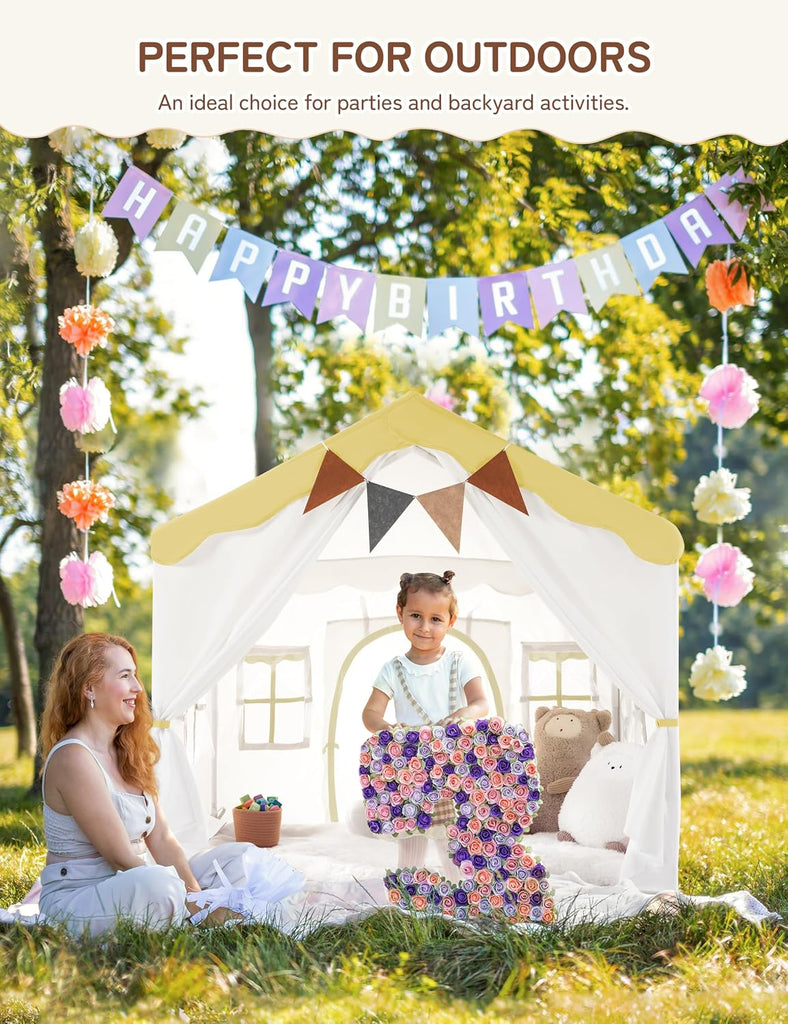 In-1 Kids Play Tent, Indoor Tent with Double Doors