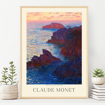 Claude Monet Museum Gallery Exhibition Poster - Art Works Prints, Vintage Print Wall Decor (Collection 1) - 18x24