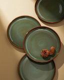 Plates and Bowls Sets for 8, 24 Piece Dinnerware Set for Large Families & Entertaining, Elegant Design