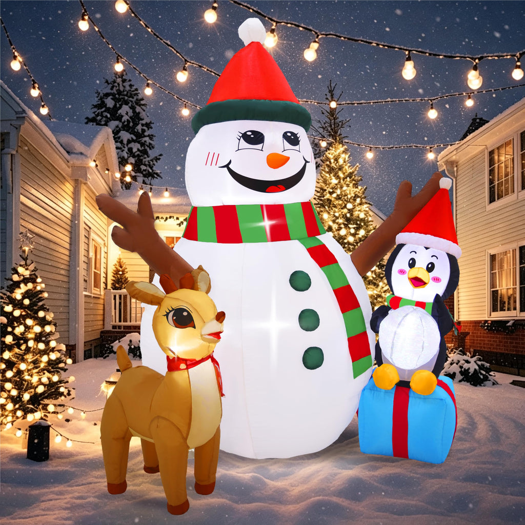 6.1FT Christmas Snowman Inflatables Decoration