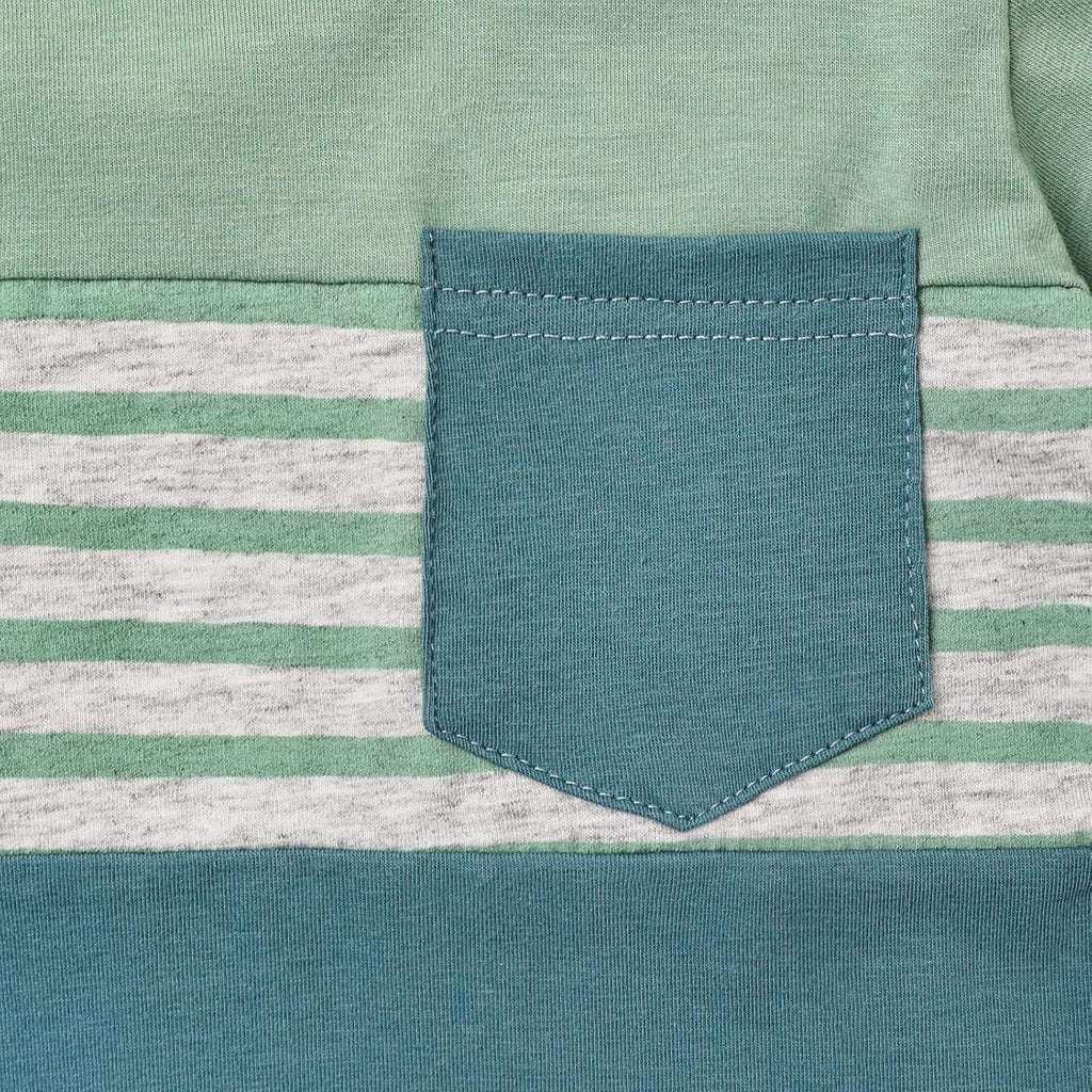 Toddler Boy Clothes Summer Patchwork T-Shirt Shorts 2Pc Set