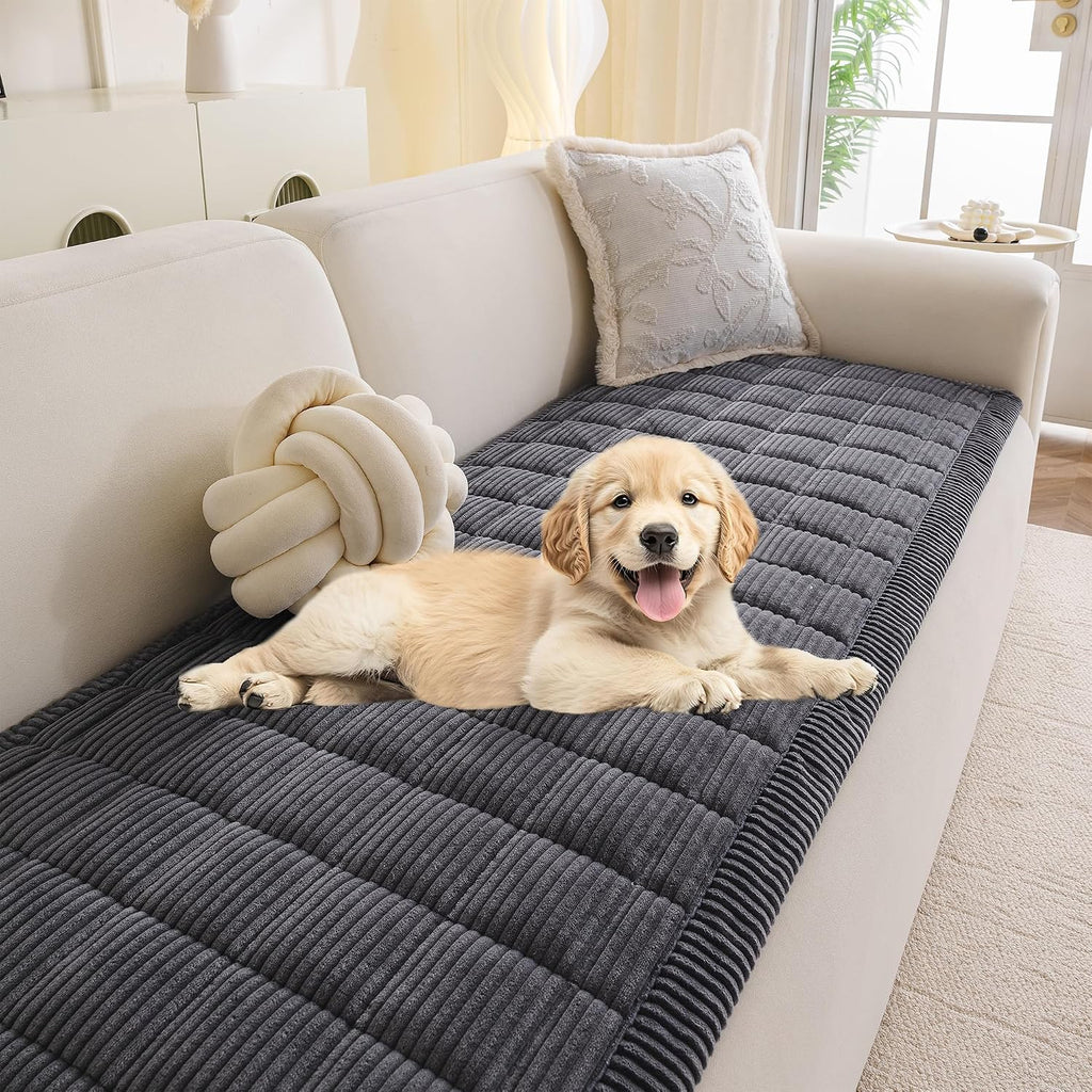 Couch Covers for Dogs, Non-Slip Couch Covers for Sofa, Dark Grey