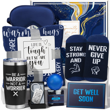 Get Well Soon Gifts Basket for Men After Surgery Cancer Chemo Care Package