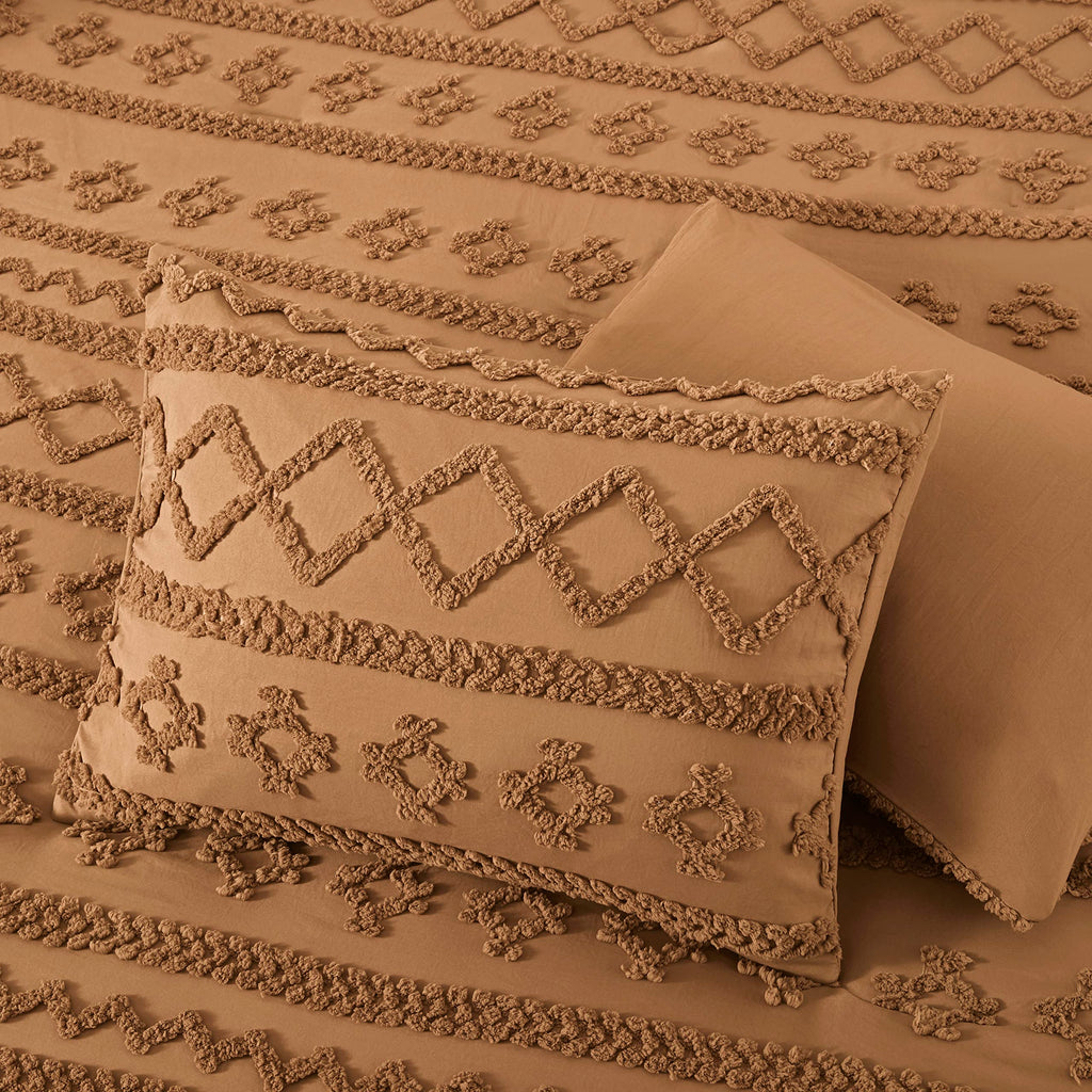 Queen Comforter Set, Tufted Boho Bedding Sets