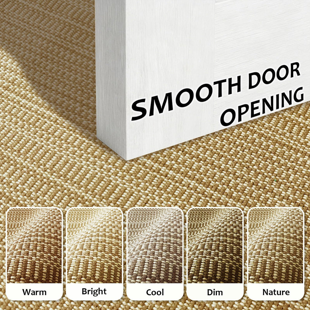 Faux Jute Rug, Braided Runner Rug .