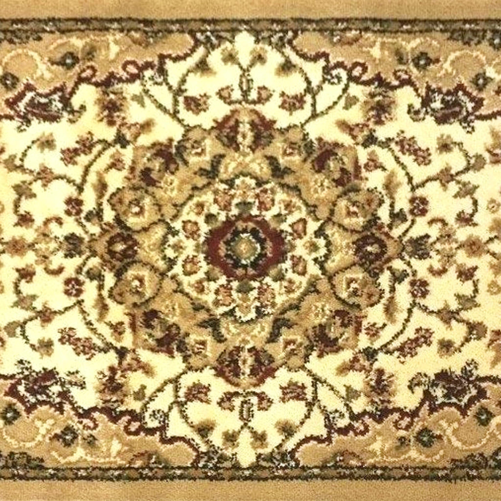 2' x 3' Persian Area Rug, Ivory