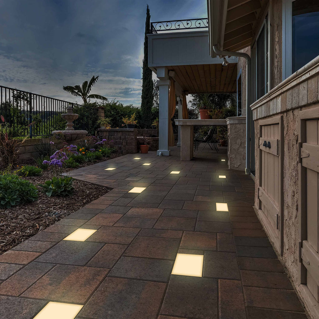 Paver Light 6X9 Inch (5.82 x 8.85 inches) 2700K, Brick Lighting for Pavers, Driveways, Pathways, Patios, Inground &