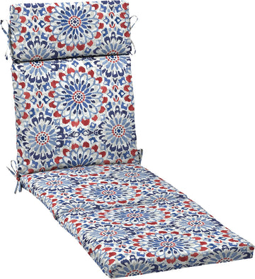 Outdoor Chaise Cushion, 21 in x 72 in, Weather-Proof, Rain-Proof, Fade Resistant Patio Cushion for Chaise Lounger