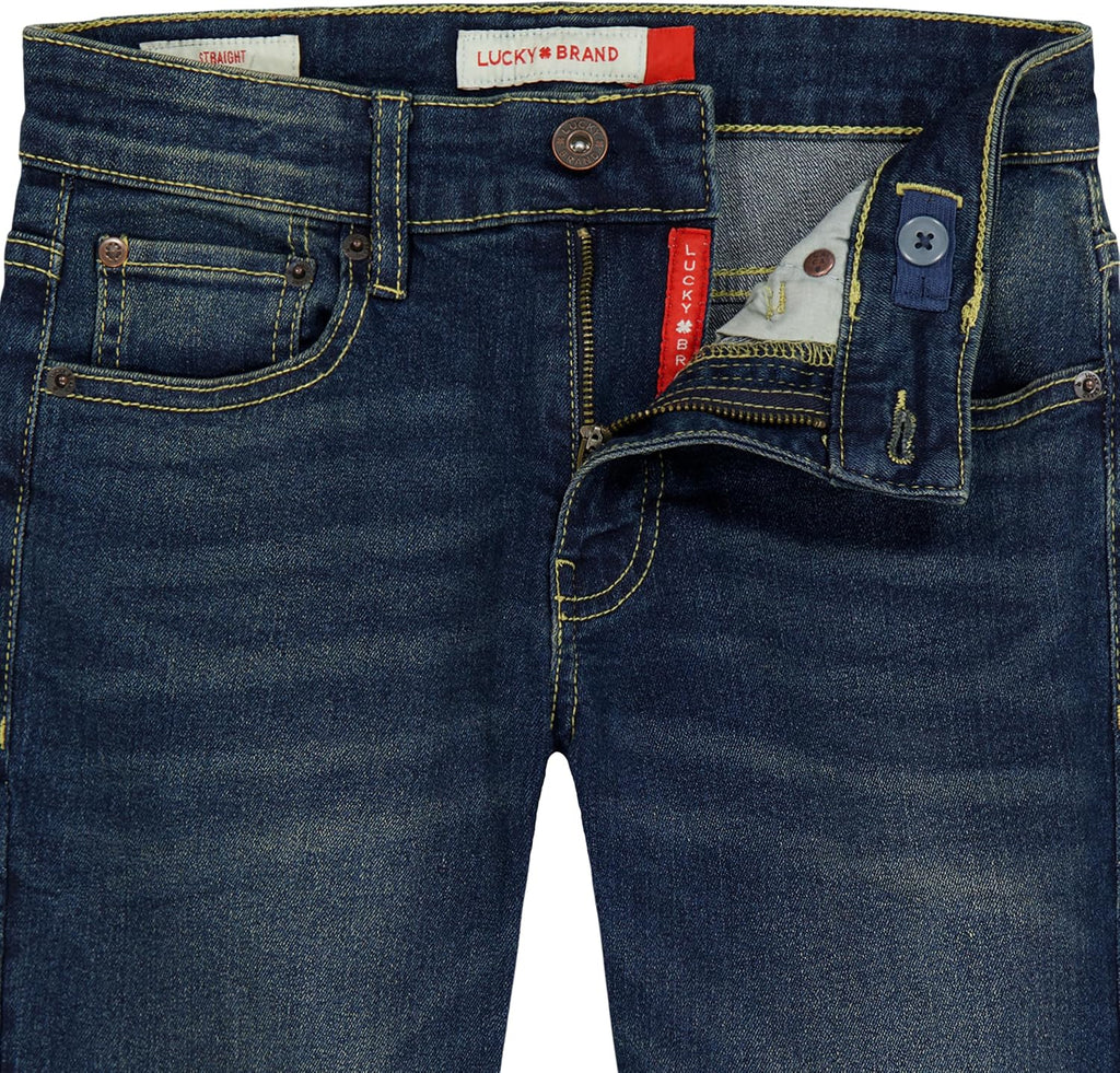 Boys' Classic Fit Straight Leg Denim Jeans