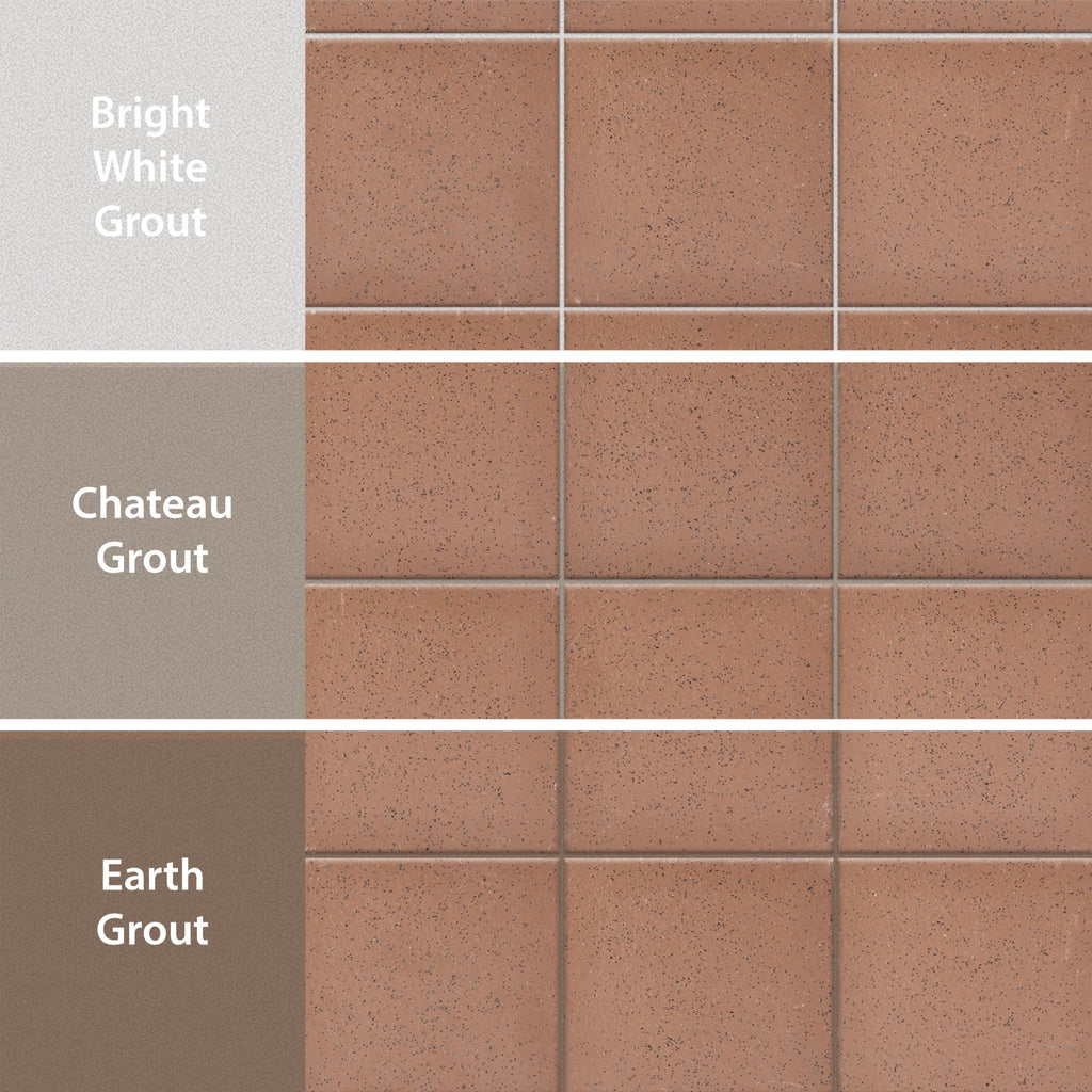 Lincoln Quarry Abrasive Mayflower Red 7-5/8" x 7-5/8" Floor and Wall Tile