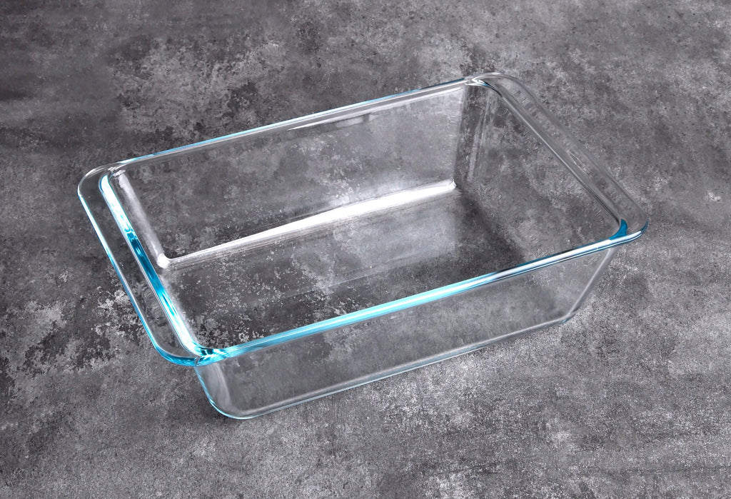 Deep Clear Glass Baking Dish, Rectangular Tempered Glass Baking Pan, The Larger casserole dish. -2.3 Liter