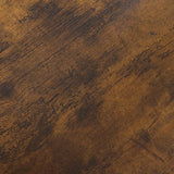 Farmhouse Coffee Table, Wood Square Coffee Tables, 31.5" D x 31.5" W, Rustic Brown