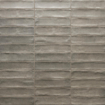 Matte Grigio Porcelain Subway Tile - 2"x8" Wall and Floor, Backsplash , Shower, Fireplace Accent - Great for