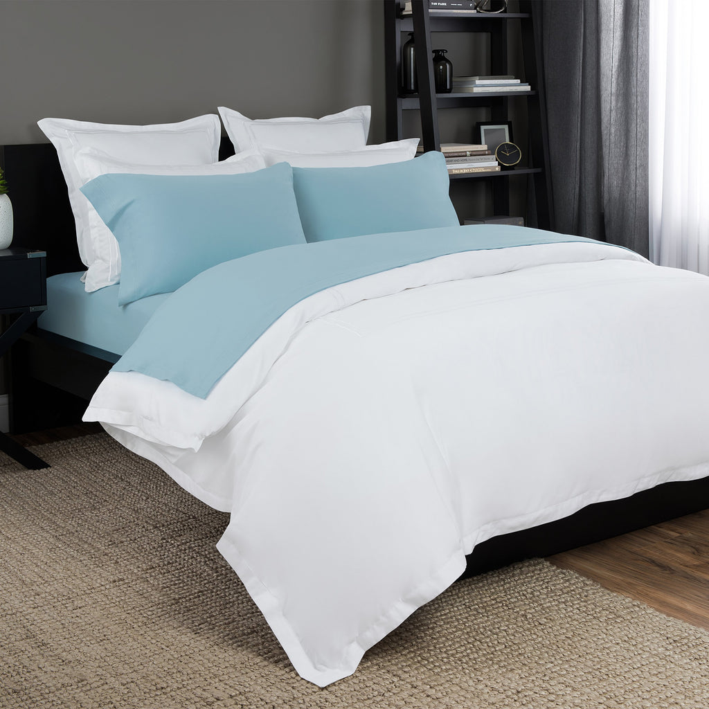 Easy Fit Jersey Sheet Set - Extra Soft 100% Cotton, Breathable Bed Sheets, 150 GSM Deep Pocket Comfortable & Durable