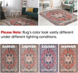 30"x84" Rug - Machine Washable Runner Rug with Non-Slip Backing, Ideal