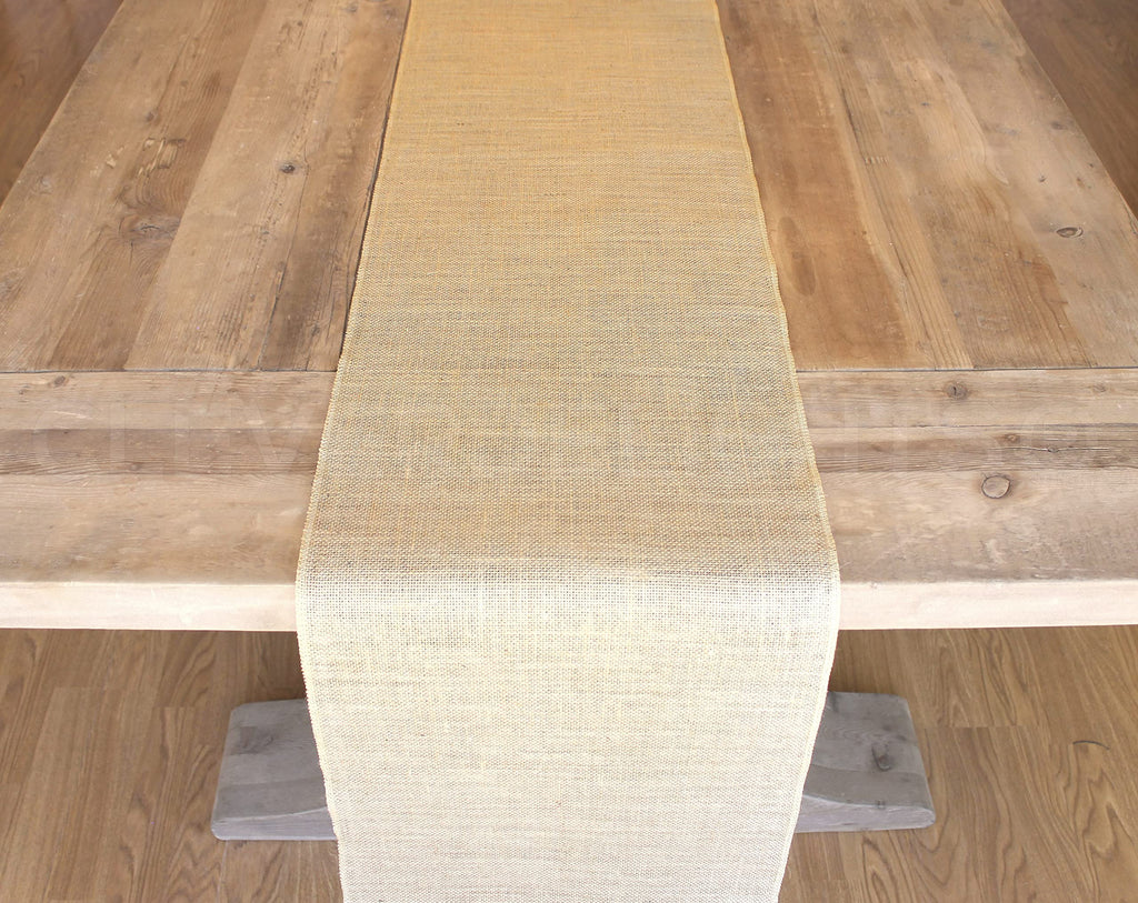 14" Premium Burlap Roll - 10 Yards - No-Fray Finished Edges