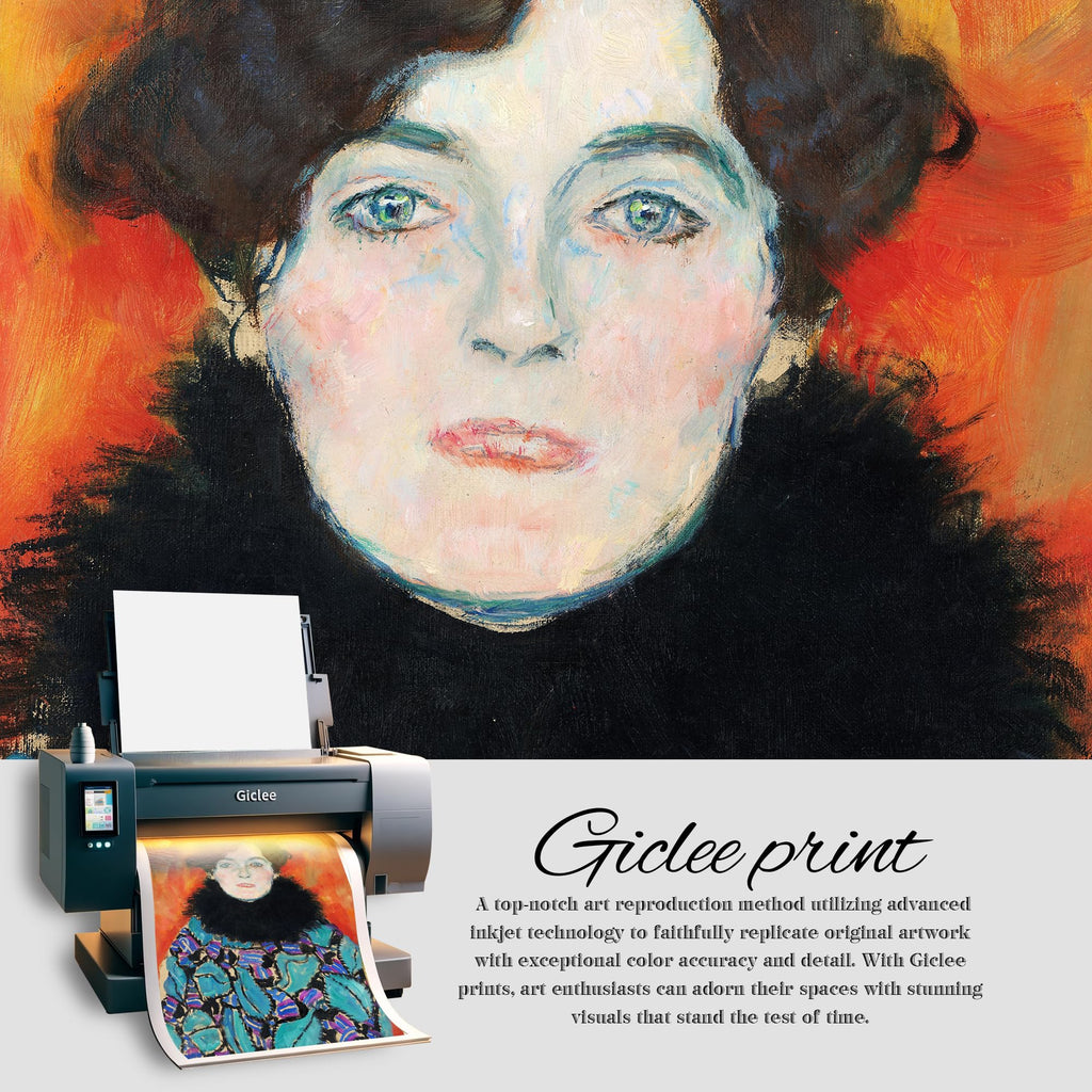 Johanna Staude by Gustav Klimt, Unframed Canvas Poster