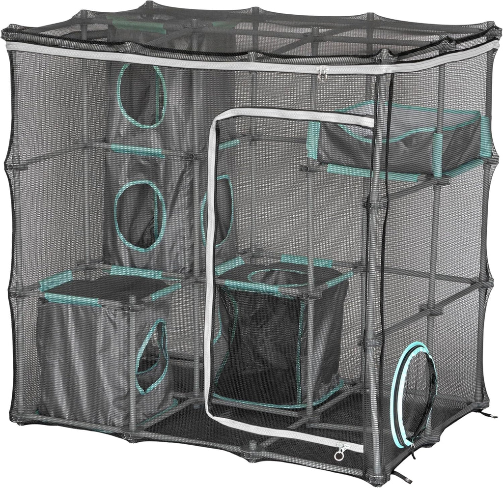 Outdoor Catio Furniture and Play Kits for Cats, Outdoor Mega Kit