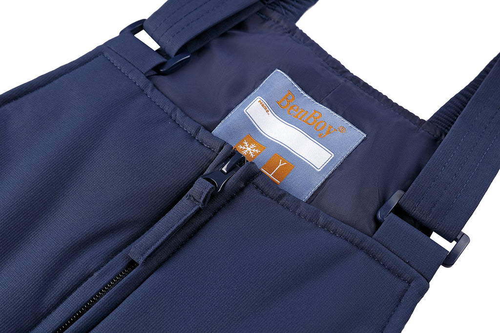 Kids Snow Ski Bib Pants Waterproof Windproof Boys,Blue
