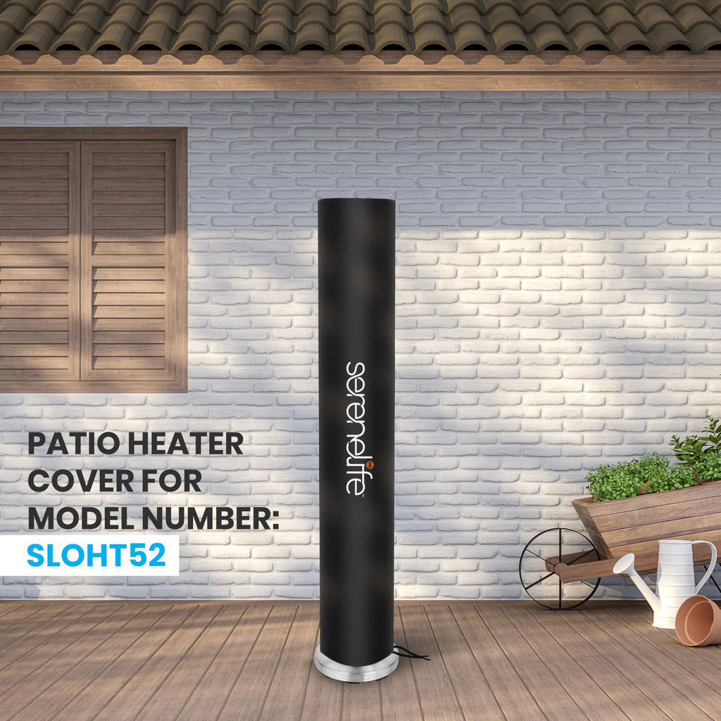 Patio Heater Cover for SLOHT52 Infrared Outdoor Electric Space Heater, Heavy Duty Propane Heater Cover, Durable