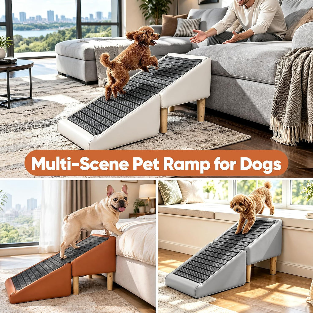 Dog Ramp for Couch, 16" H Ottoman Stairs for Small Dogs