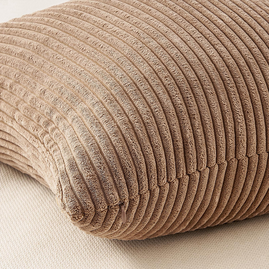 20x20 Sofa Pillow Covers Rust and Olive Green Velvet Throw Pillow Covers Boho Farmhouse Cushion Cases Soft Corduroy