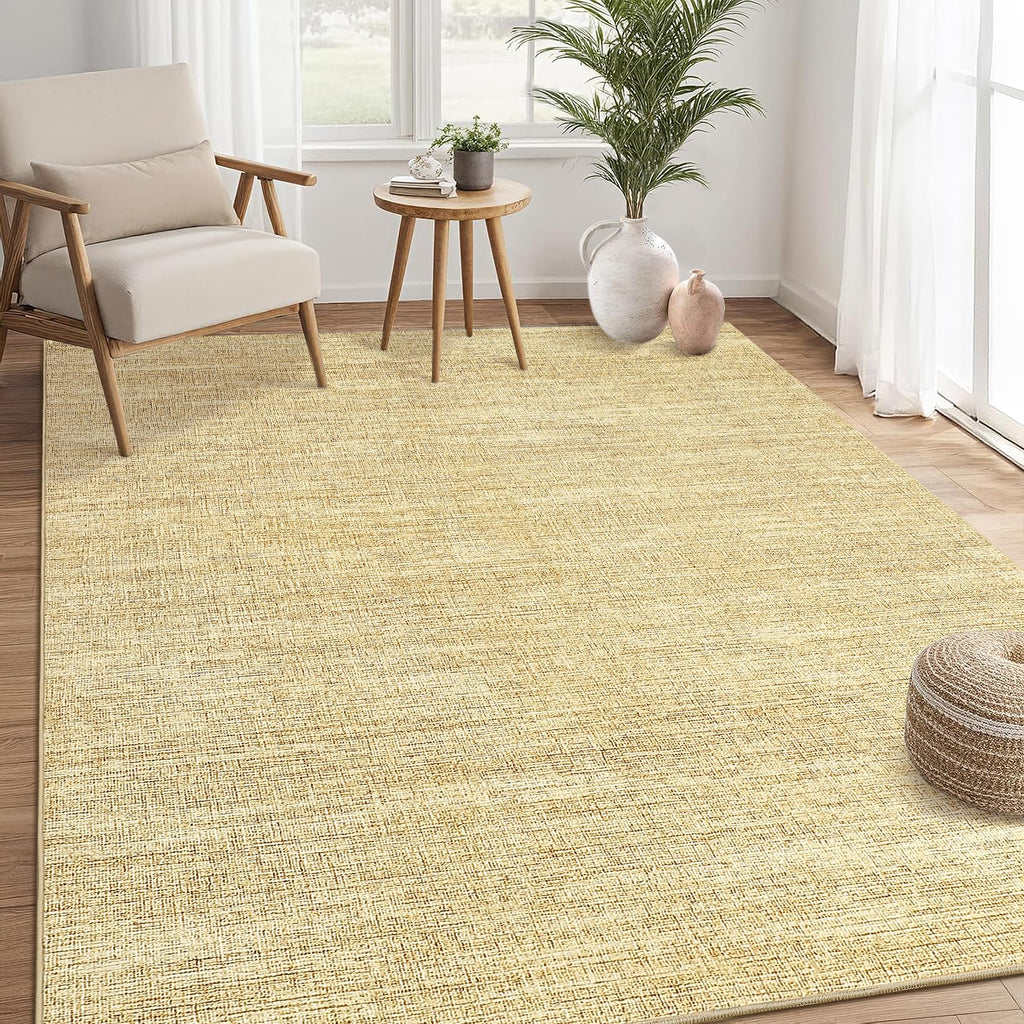 Washable Area Rug 8x10 Bedroom Neutral Rugs