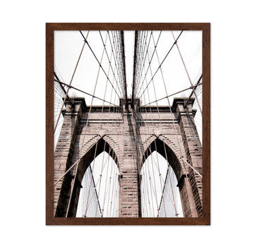 Brooklyn Bridge Poster - New York City Print - Photography - Architecture Artwork - Bridge Artwork - Modern Design