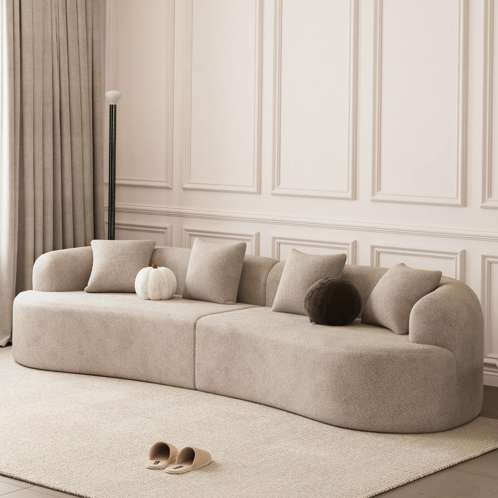 131" Modern Curved Sectional Sofas