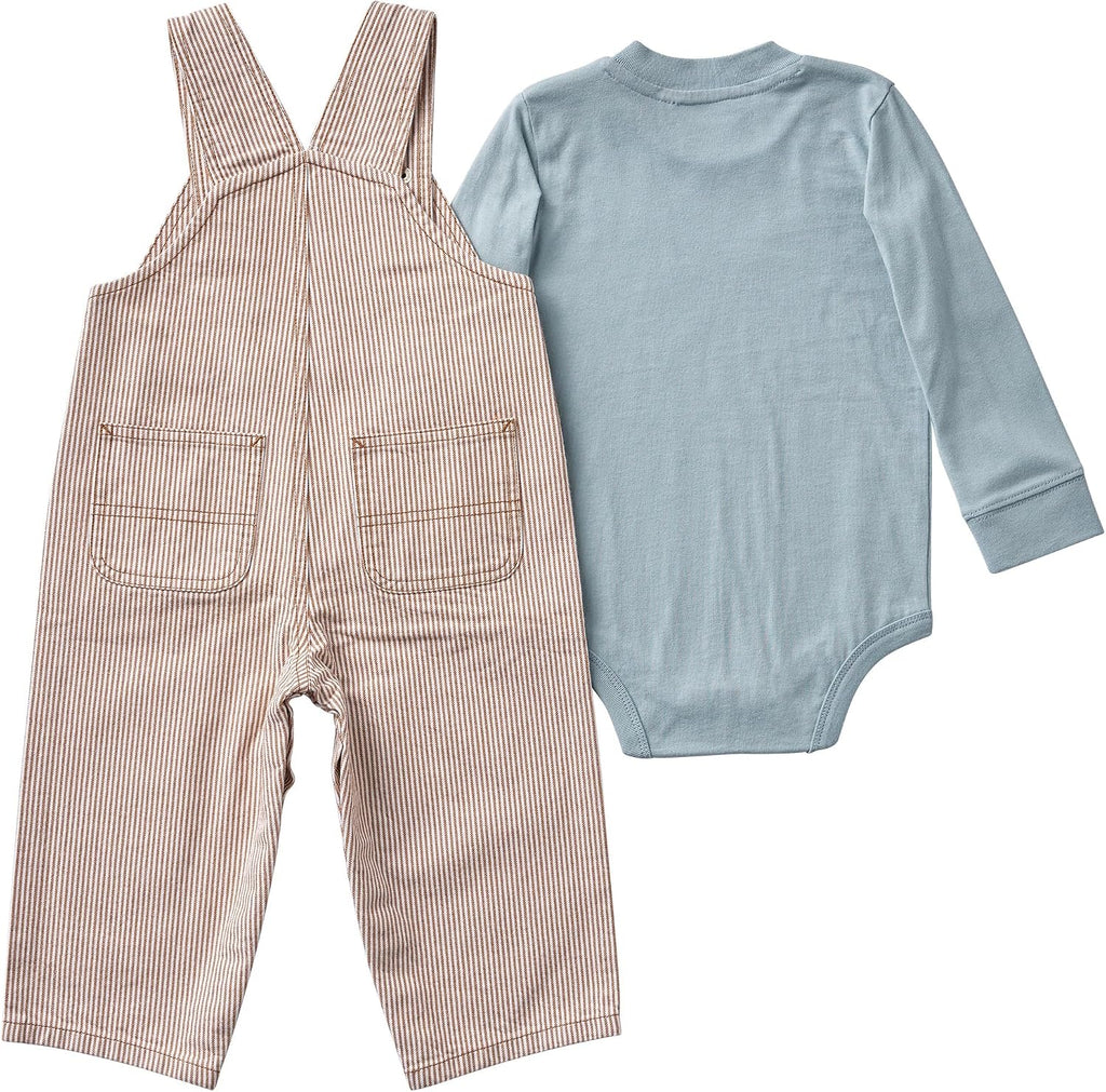 Baby Boys' Bodysuit & Overall Set