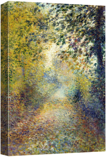 Canvas Print Wall Art The Wood by Pierre Renoir People Historic Illustrations Fine Art Traditional Scenic Colorful