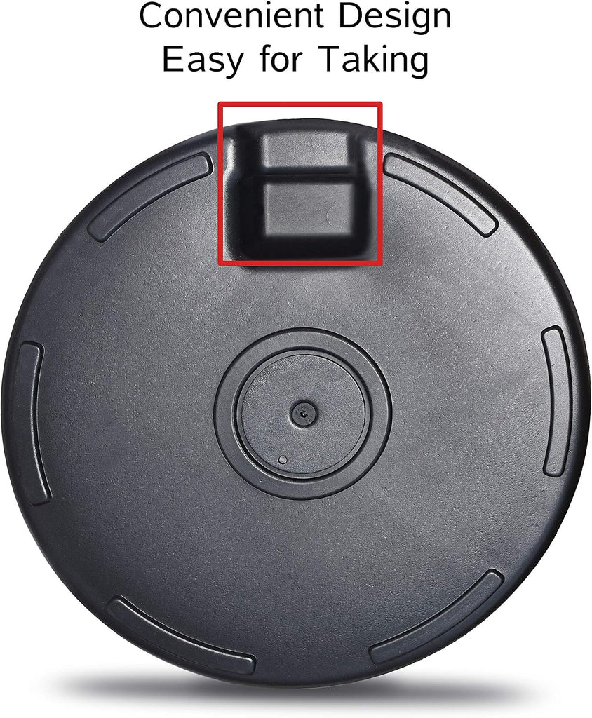 Umbrella Base Water Filled Stand Market Patio Outdoor Heavy Duty Umbrella Holder(Black)
